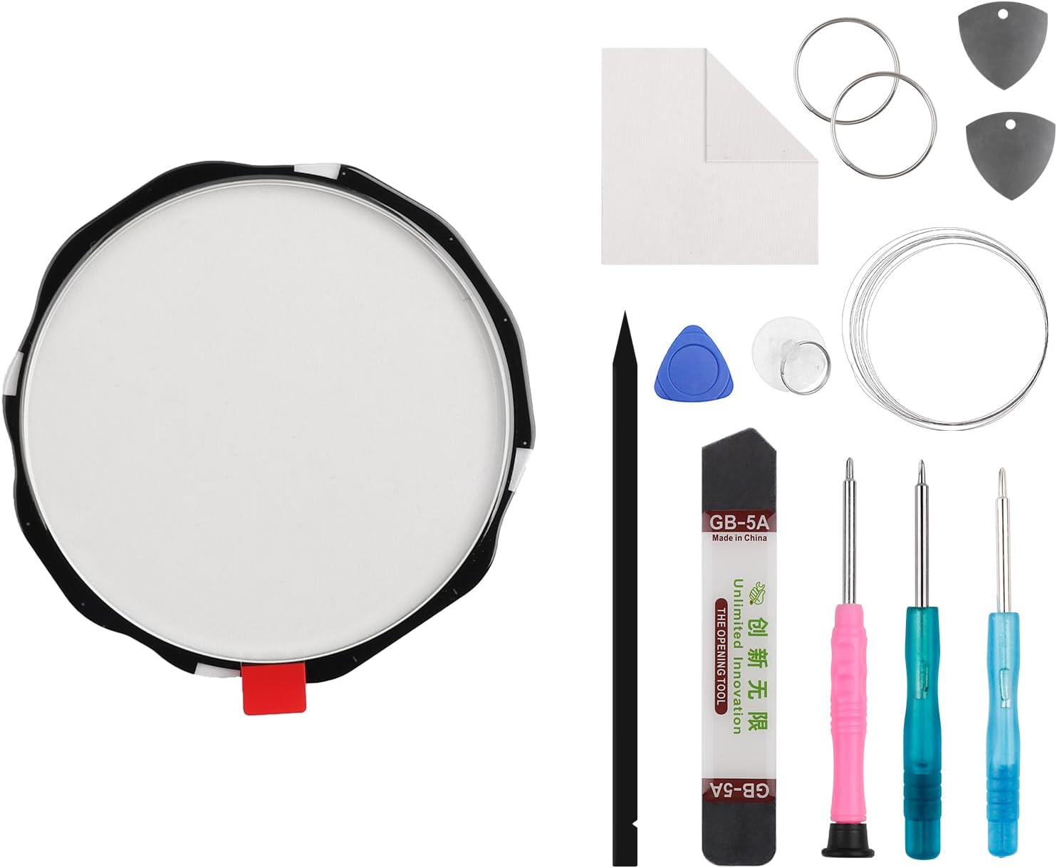 New Touch Screen Digitizer Replacement for Galaxy Watch 6 SM-R960 47mm with Specialized Repair Tools Kit.(No LCD Screen)-with OCA Adhesive