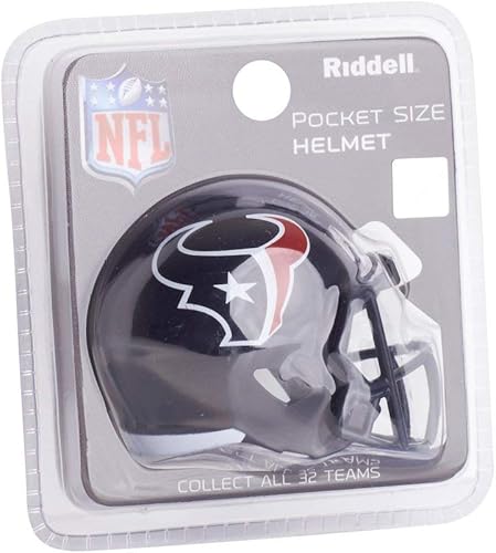 Miniatura 3 de Houston Texans NFL Riddell Speed Micro - Casco de fútbol americano, tamaño de bolsillo/MINI