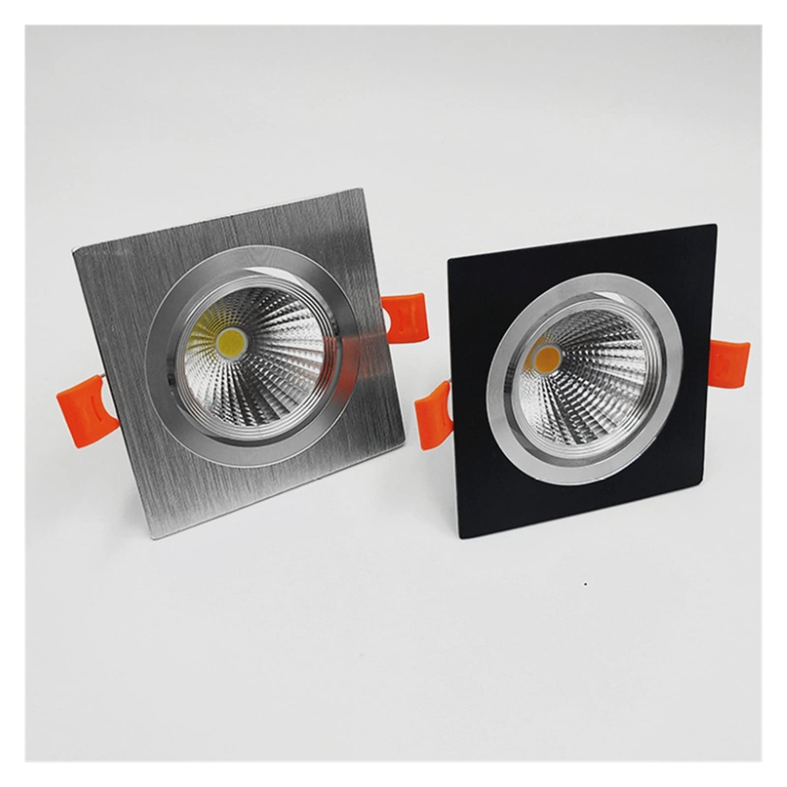 Downlight LED Encastrable Dimmable - COB 5W à 18W, Aluminium, AC 220V - Pour Plafond Salon, Chambre, Cuisine - 10