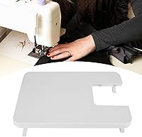 Vista 3 de Tabla de extensión para máquina de coser, mini mesa de extensión portátil de plástico ABS para escritorio para el hogar, accesorios de manualidades