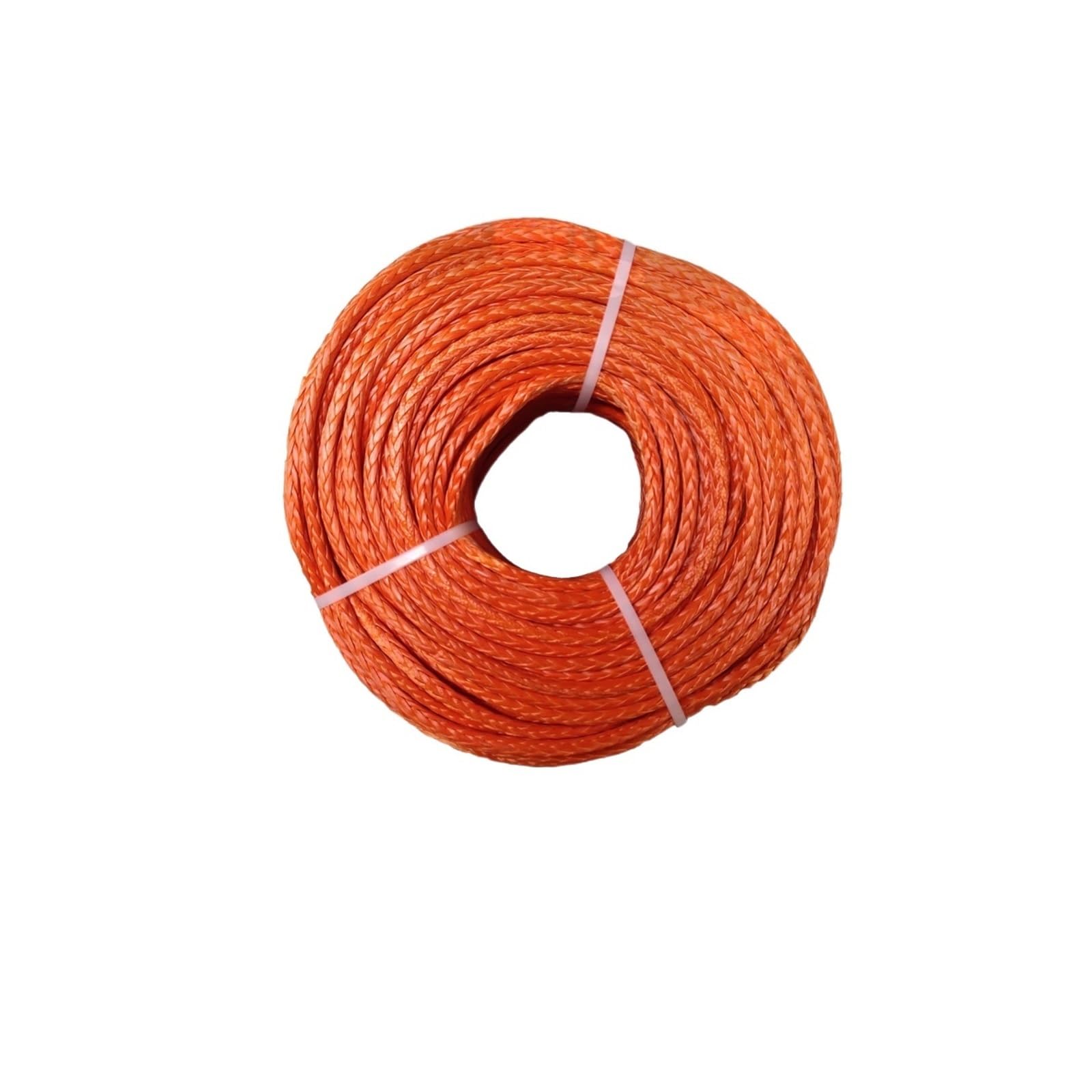 Edede Oranje Winch Rope, 6Mm X 100M Uhmwpe Fiber Synthetic Winch Tow Rope/Cable For Atv Utv Suv 4X4 4Wd Off-Road(Oranje)