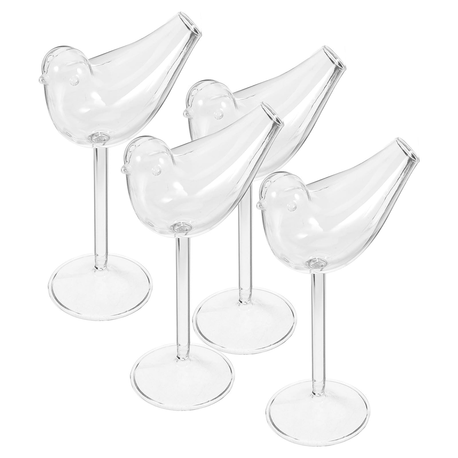 Vasos de Vidrio Ahumado para Cóctel, 4 Piezas, Cristal