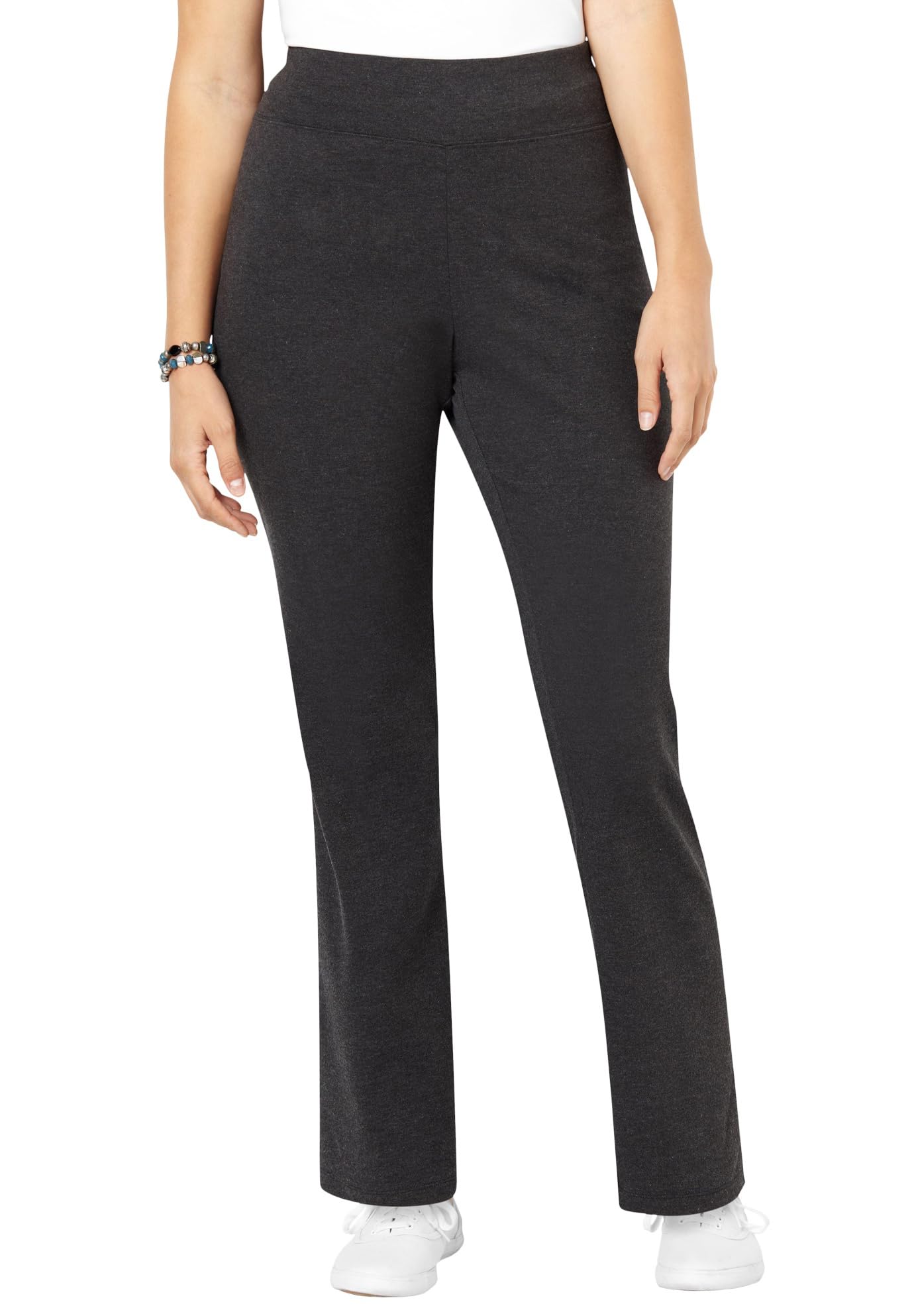 Womens Plus Size Petite Smooth Fit Pant