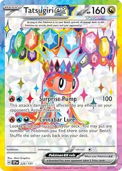 Amazon.com: Pokemon - Tatsugiri ex 226/191 - Surging Sparks