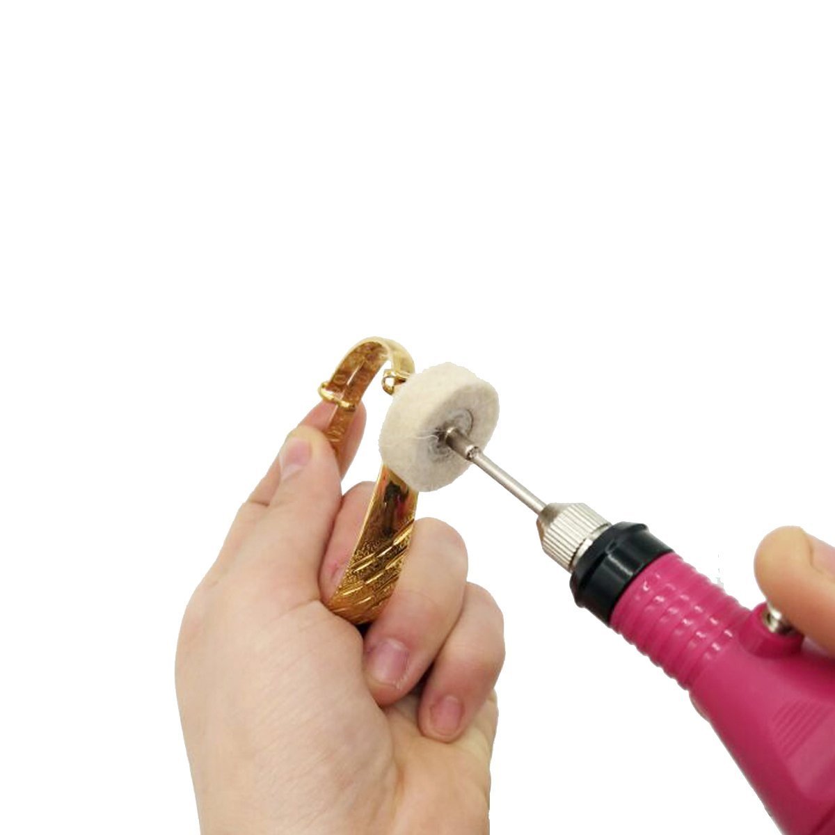 Ruote Lucidatura Feltro 20 Pezzi - Per Dremel E Utensili Rotanti - Foto 5