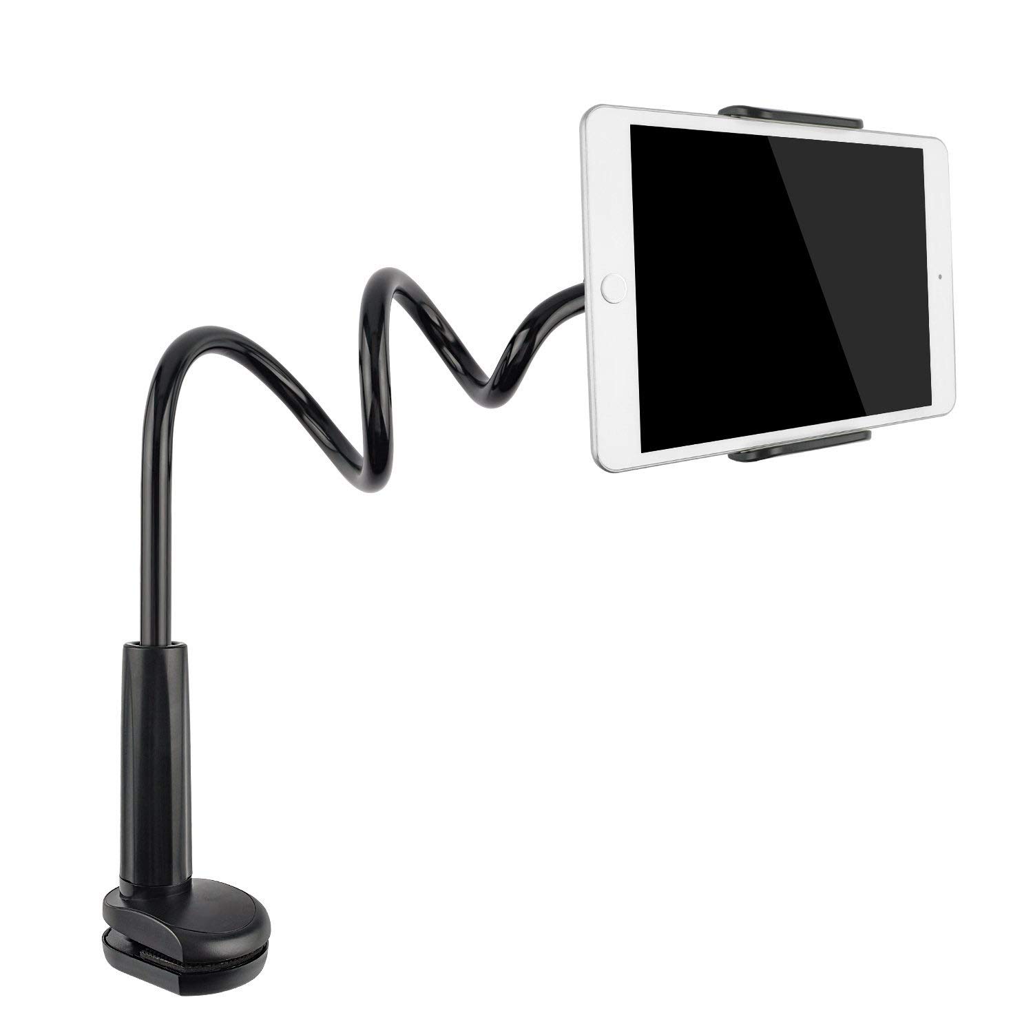 Goodstuffshop Gooseneck Tablet Stand, Tablet Mount Holder for iPad iPhone Series/Nintendo Switch/Samsung Galaxy Tabs/Amazon Kindle Fire HD and More, 76cm Overall Length