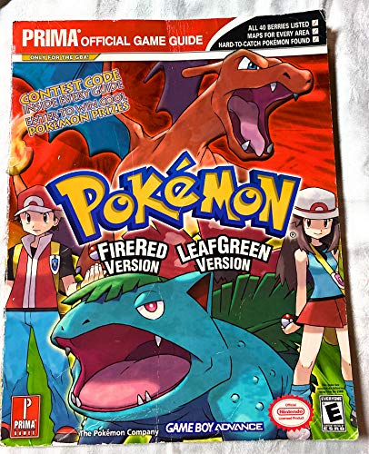 Pokemon Leafgreen Version and Firered Version: Prima Official Game Guide