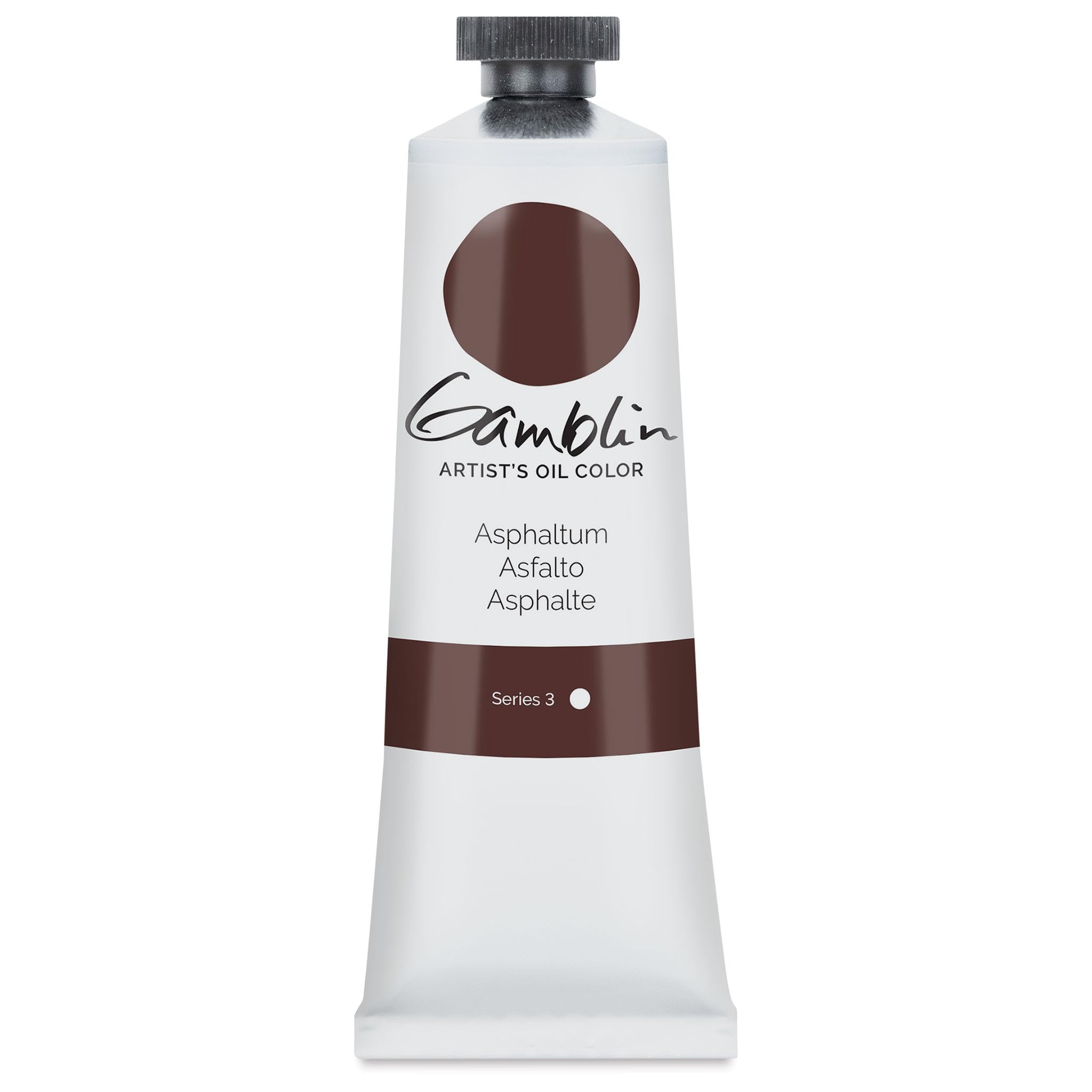 Gamblin Artist Oil, 37 ml Tube, Asphaltum (1030)