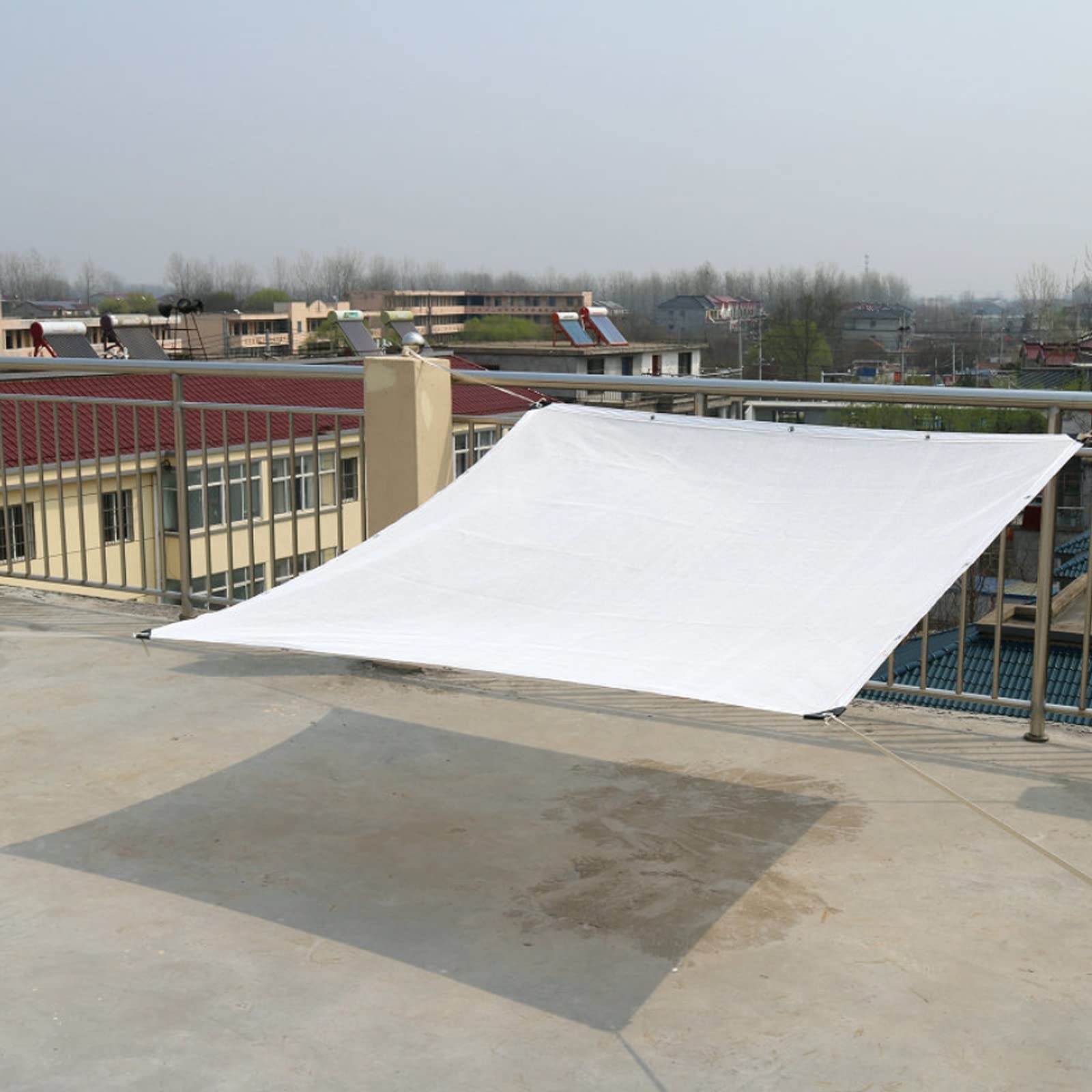 Voile d'ombrage rectangulaire fini les brûlures du soleil dans la serre et le jardin