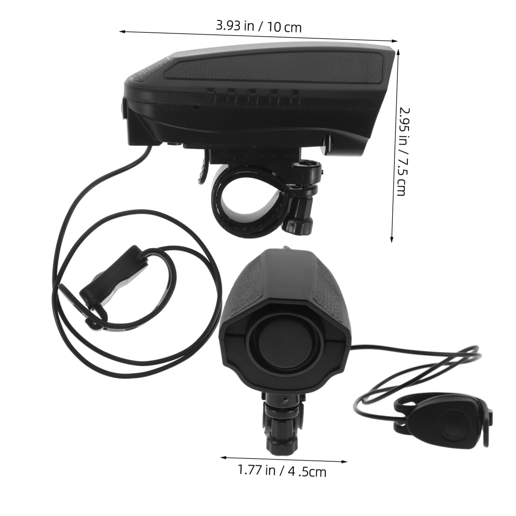 Mikikit Bike Horn Professional Bicycles Bell Loud Sound Battery-Powered Horn for Riding Accessory