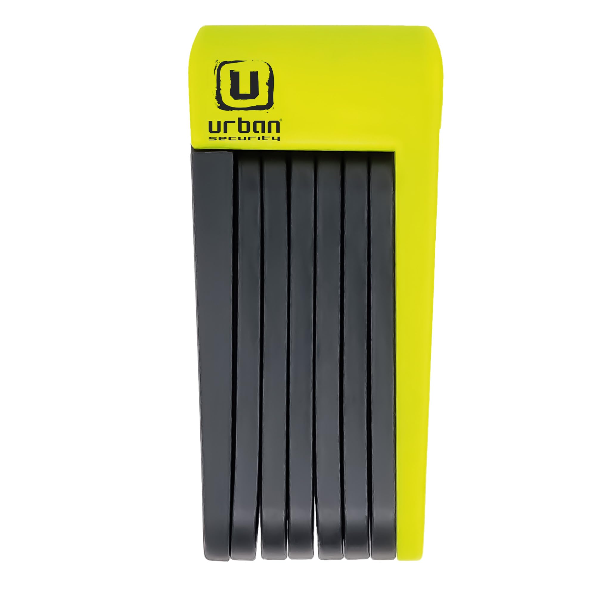 URBAN UR469Y Faltschloss Fahrrad, Sichtbar, 70cm Kompakter, Leichterer Transport ohne Lärm, Kratzschutz, Hohe Sicherheit Fahrradschloss mit Schlüssel, Mehrzweck für Fahrrad und e Scooter Schloss