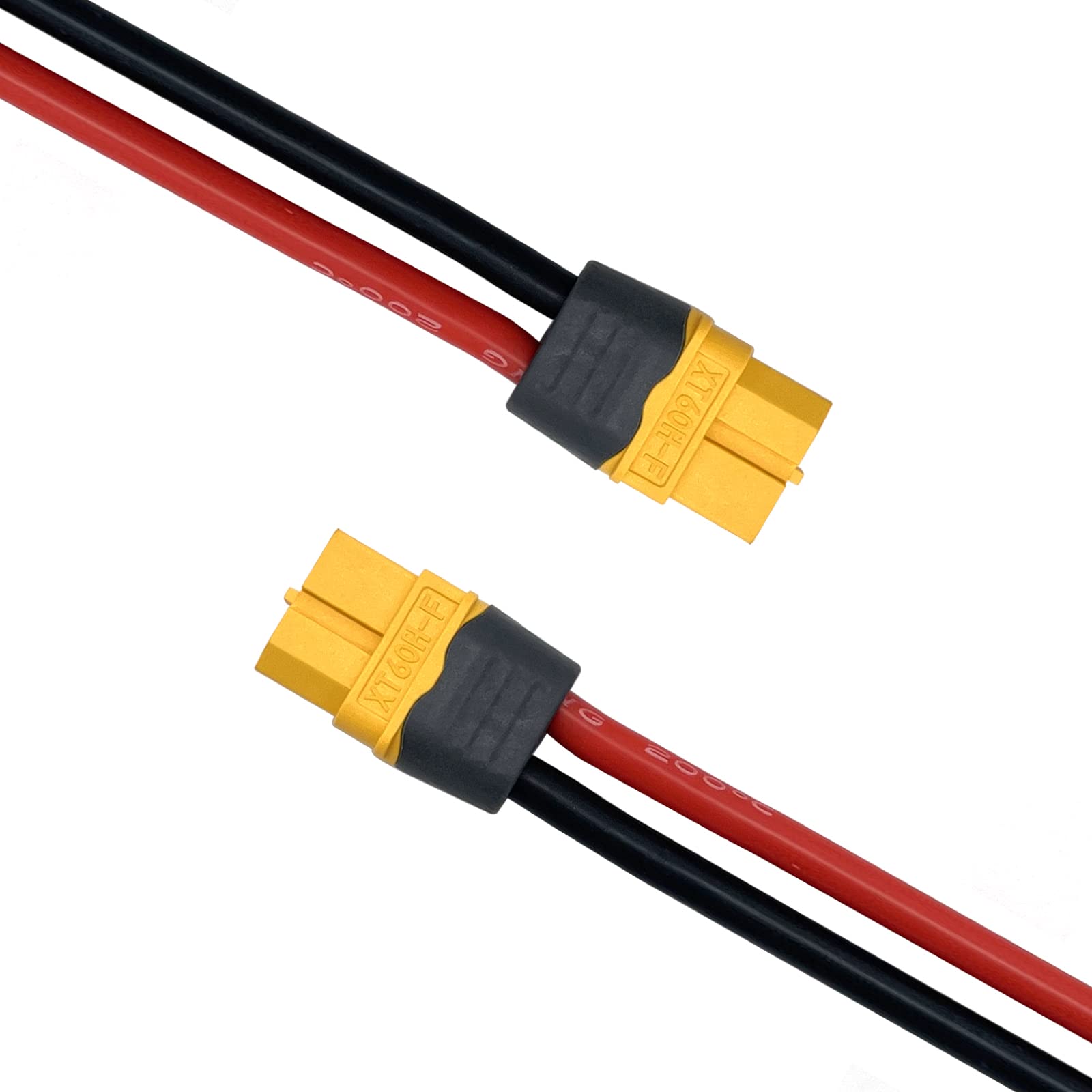 Câble D'Extension XT60 Mâle Vers XT60 Mâle 100 Cm - 12AWG 30A - Adaptateur RC Drone FPV Batterie LiPo Voiture Avion