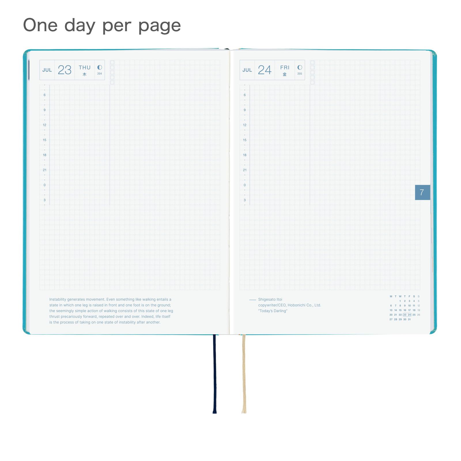 Hobonichi Techo HON A5 2026 Virginia Lee Burton: The Little House (English, January Start Planner) - Image 4