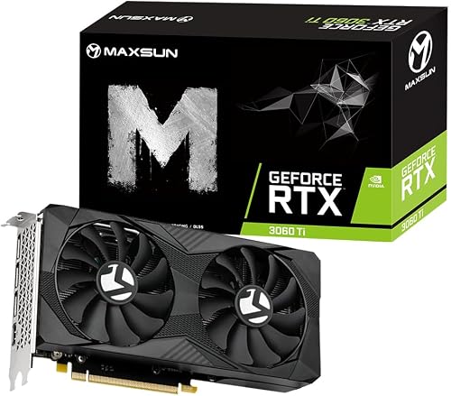 maxsun Graphics Card GeForce RTX 3060 Ti iCraft OC Edtion 8G Vidoe Gaming Computer Graphics Cards for Copmputer Gaming PC PCI Express 4.0 x16 HDMI 2.1 GPU (GDDR6 8G)