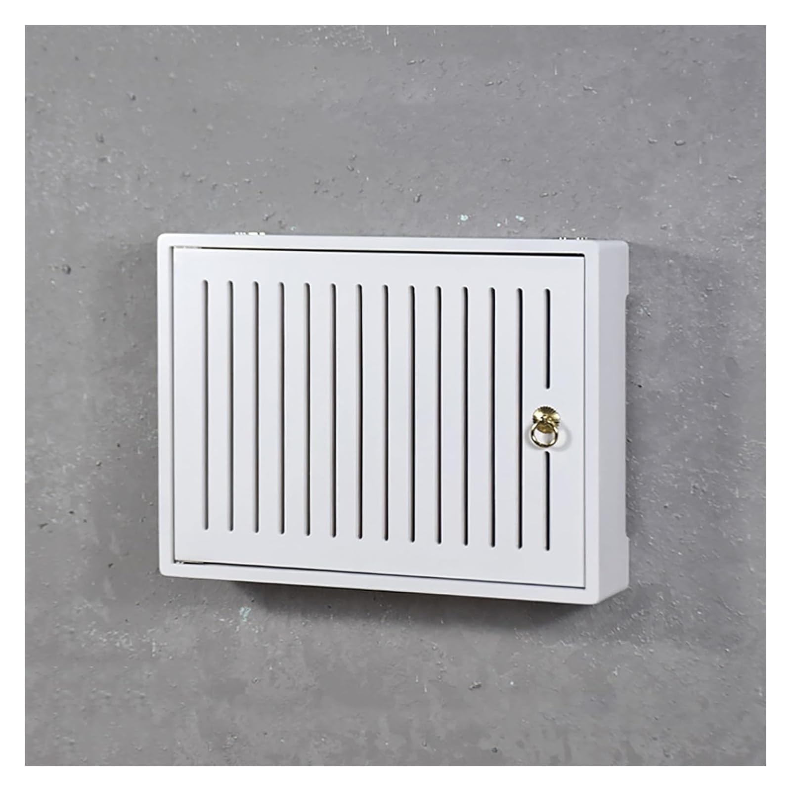 Étagère murale en bois pour routeur WiFi Blanc 42 x 9 x 32 cm