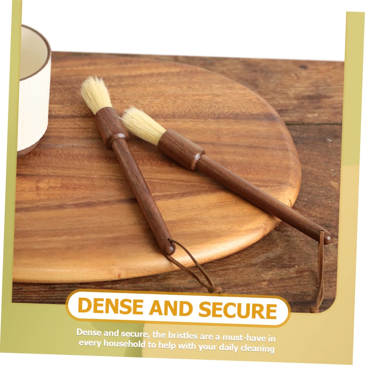 4 Piezas Cepillo de limpieza para cafeteras cepillo de máquina de detalle cafeteras expreso Cafe molido café cepillo de limpieza con mango de madera concentrarse