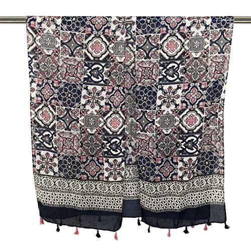 allgala Women's Silk Like Printed Open Front Cape Poncho Shrug Wrap Shawl2