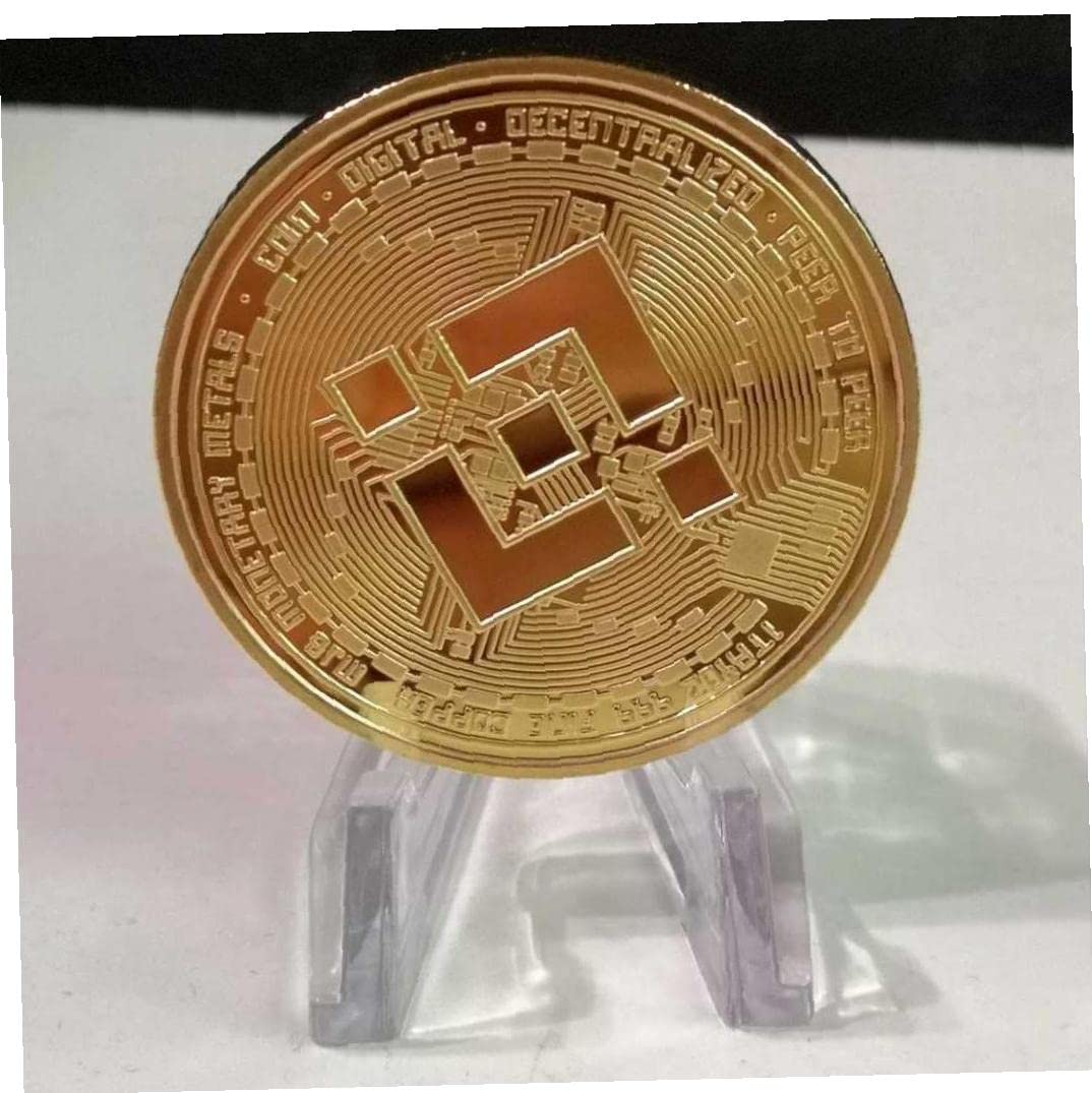 Amazon.co.jp: 記念コイン bnb バイナンスコイン 仮想通貨 お土産 コレクション 記念硬貨 アクリルケース付き 工芸品 ギフト :  ホビー