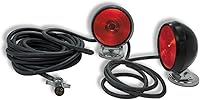 Grote 65402-4 Red Heavy Duty Magnetic Towing Kit - Durable Trailer Safety Lights