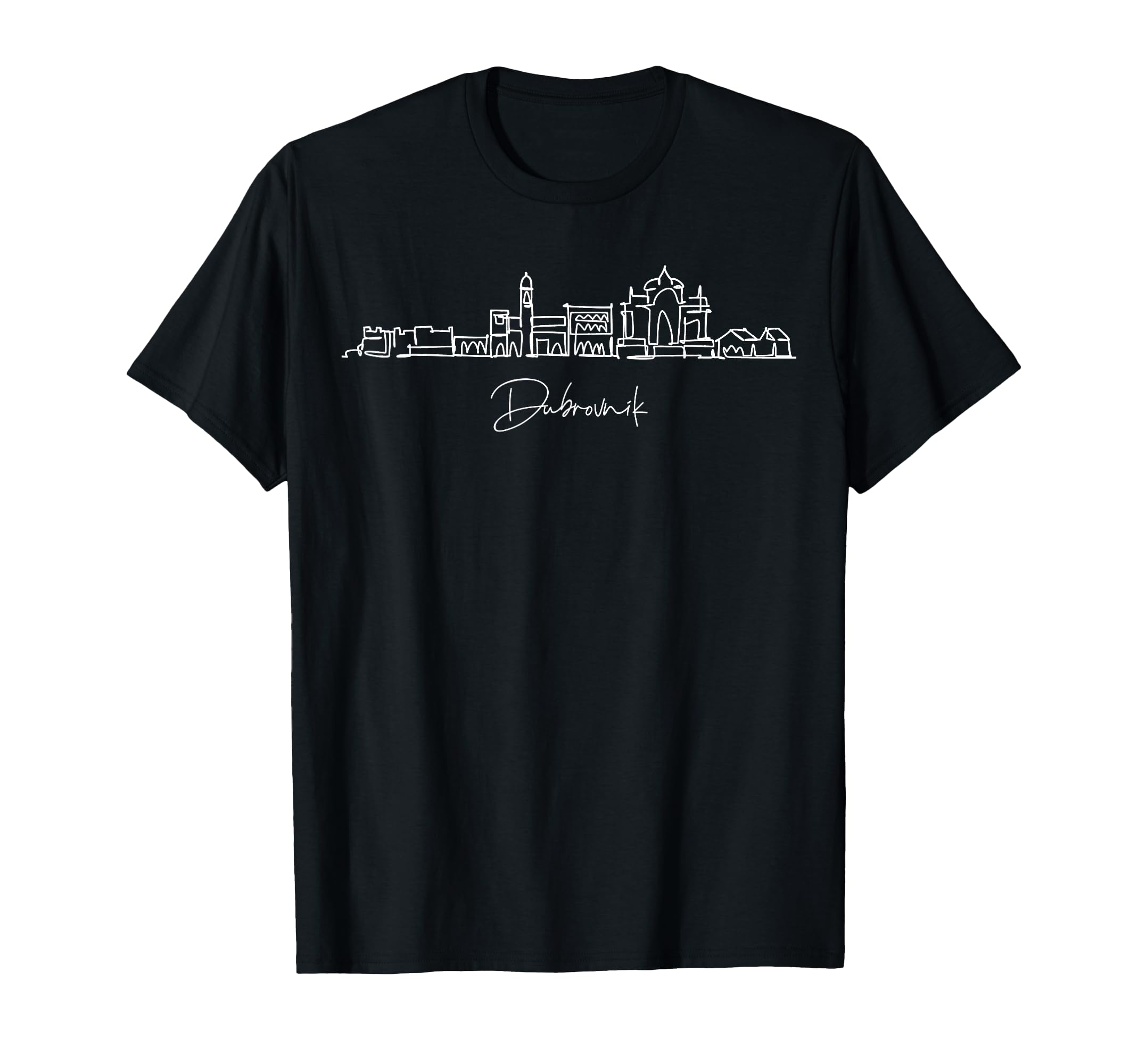 Europe Croatia Dubrovnik Family Sea Mountains Vacation Tee T-Shirt