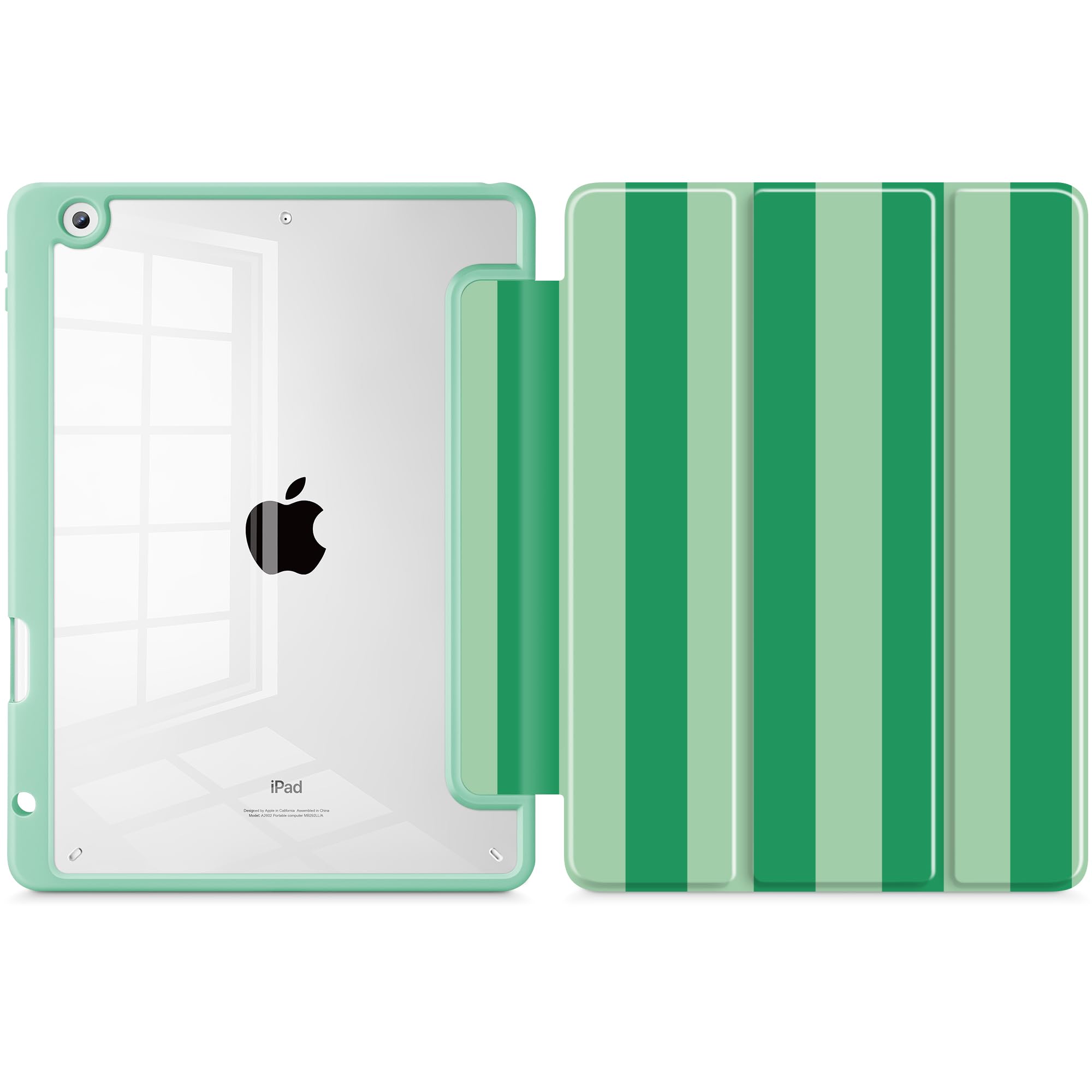 May Chen Custodia per iPad di 9a/8a/7a generazione da 10,2" - Nuove strisce