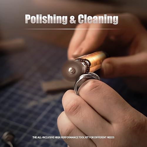 Miniatura 6 de DZQ Amoladora de eje flexible de 1000 W, herramienta rotativa con mandril de 3 mandíbulas de 14 pulgadas y pedal de pie de velocidad continua,