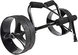 CHENGNAN Carrinho de caiaque de aço inoxidável e carrinho de canoa dobrável para transporte de caiaques, barcos, transporte de paddleboard, estilo [B]