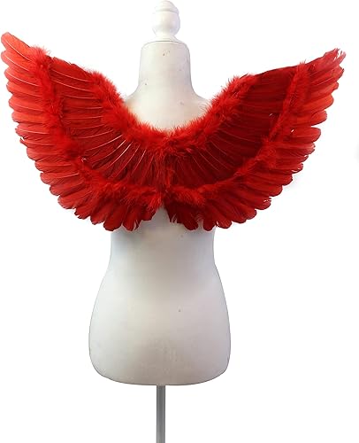 Plumas de pavo y ganso, disfraz de alas de ángel, fiesta, fotografía, divertido vestido de ala de ángel