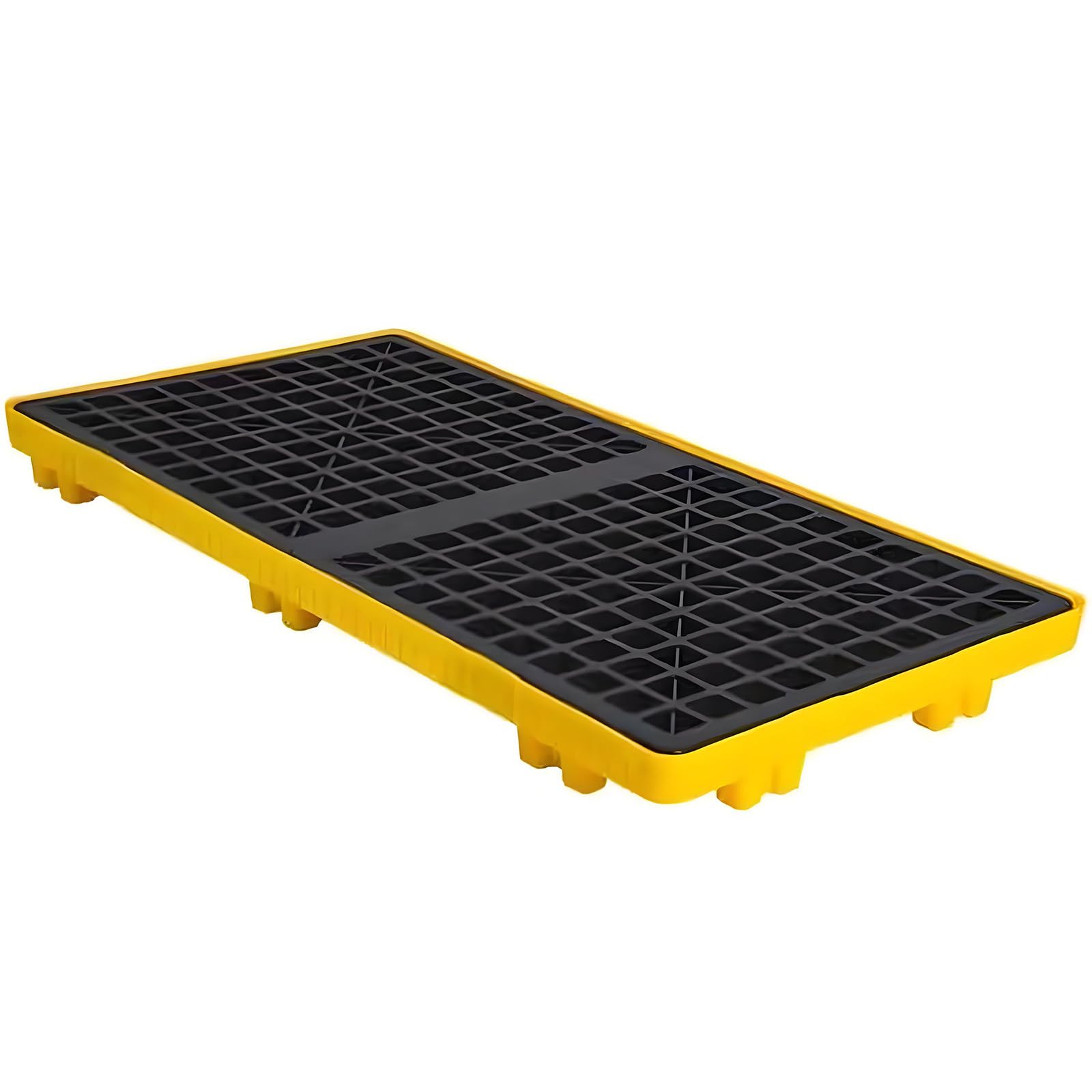 JKJZSALJ Heavy-Duty Stackable Spill Containment Pallet With Drain & Grating, Industrial Spill Platform For 50-4000Kg, Perfect For Commercial Use,120 * 60 * 10cm