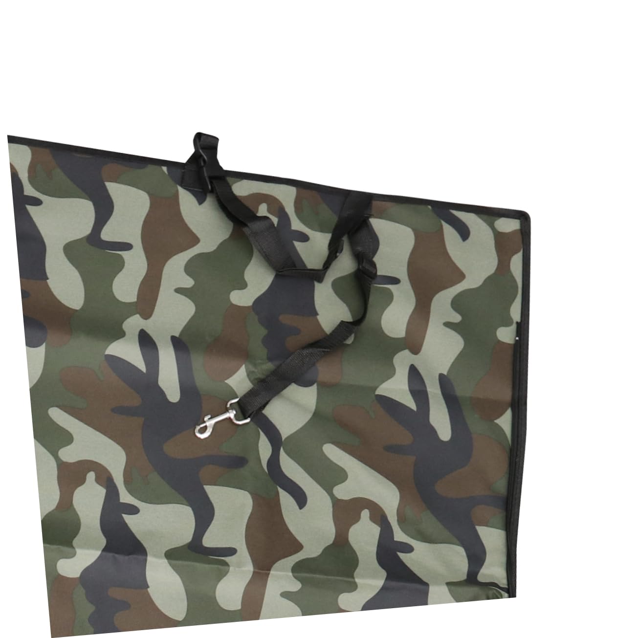 Funda De Coche Perros Hamaca Plegable Protector Asiento Trasero Fácil Limpiar Camuflaje