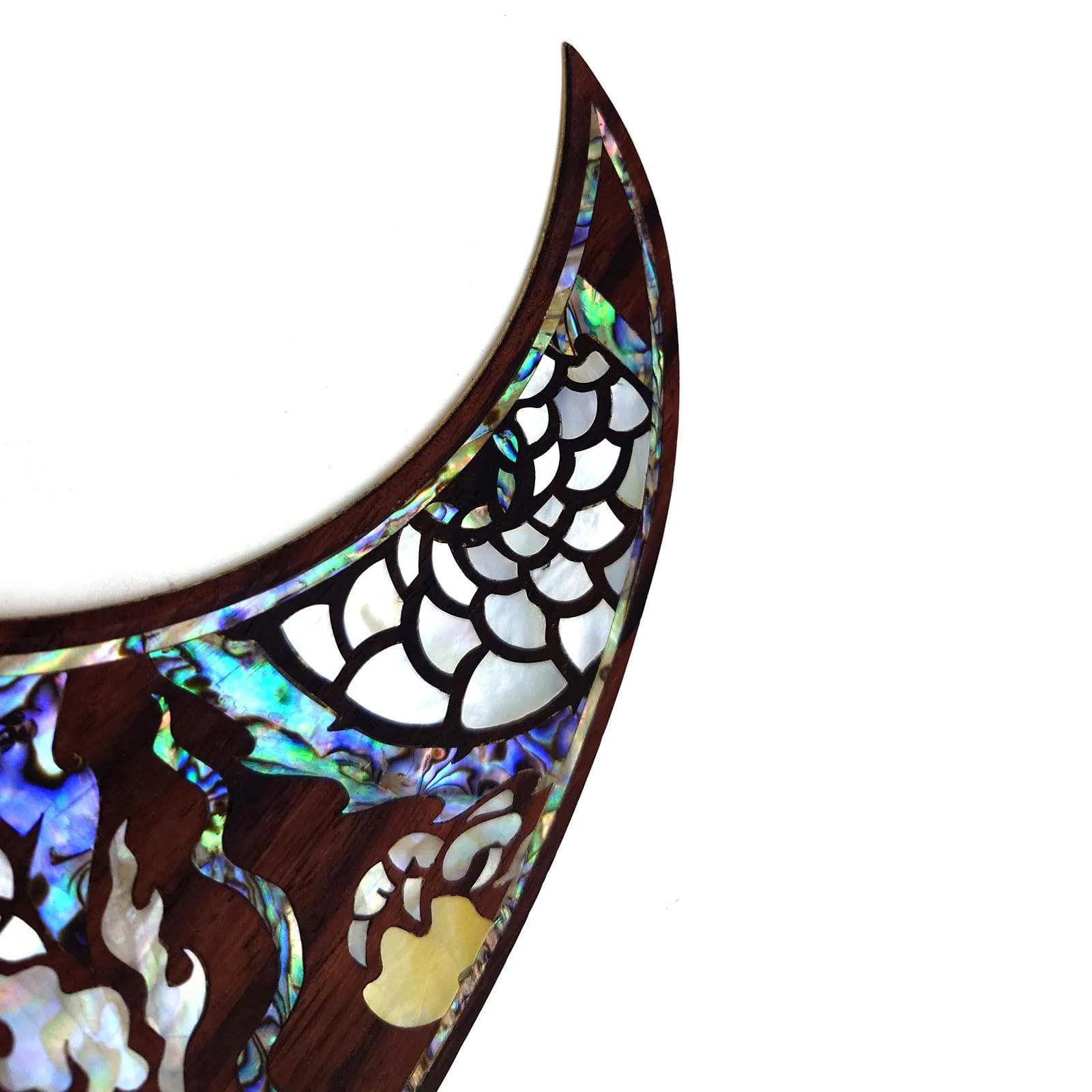 Uniwersalna osłona pickguardu do gitary akustyczne Pickguard do gitary akustycznej lite drewno odporny na uszkodzenia wysokiej jakości wykonanie