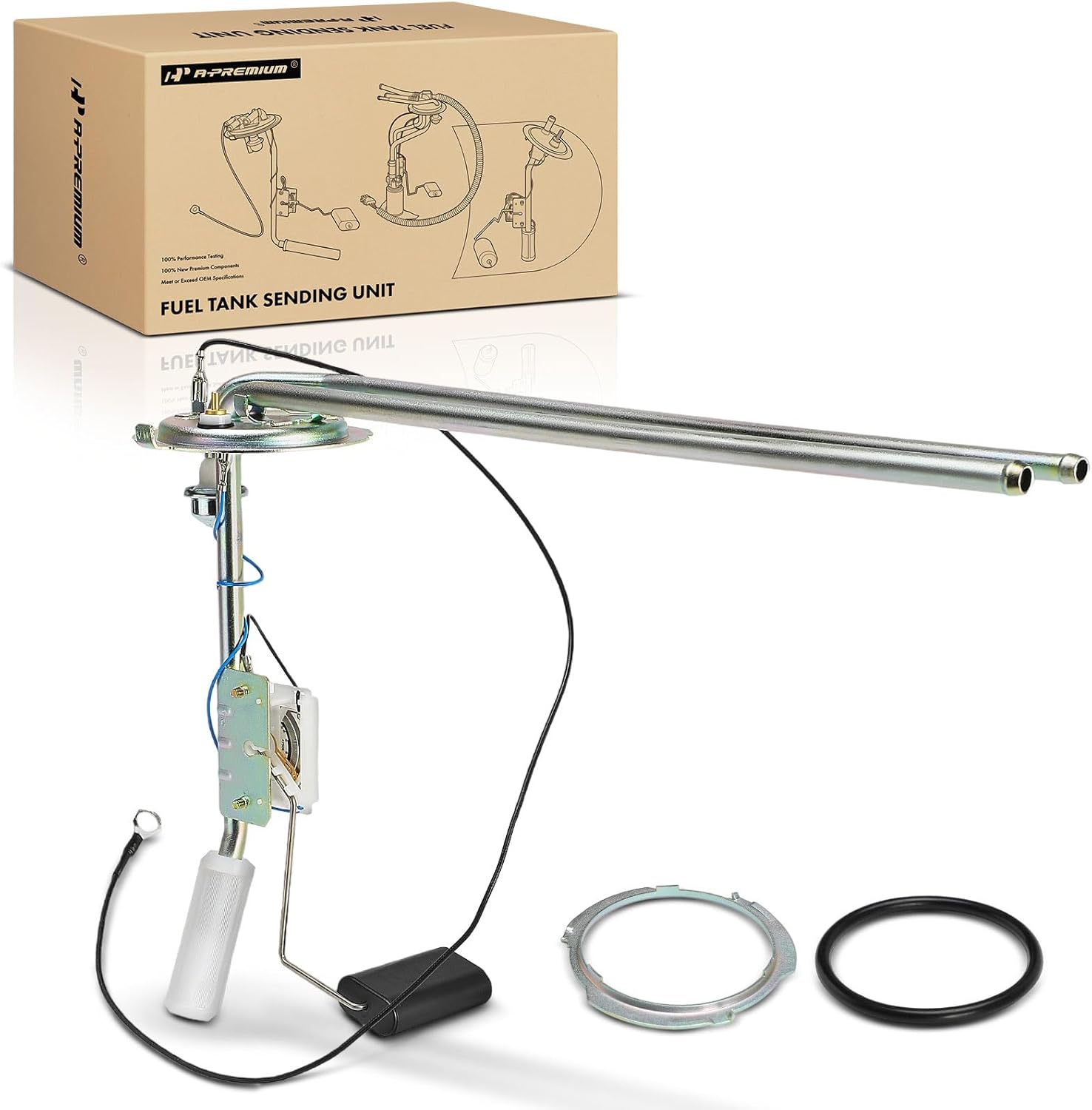 A-Premium Fuel Tank Sending Unit Compatible with Chevrolet Impala 1973-1976, Caprice, Bel Air & Buick Electra, LeSabre, Riviera & Oldsmobile 98, Delta 88, Toronado & Pontiac Bonneville, Catalina