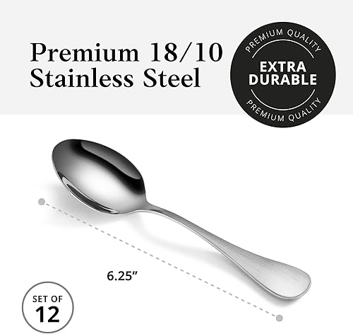 Miniatura 6 de Artaste Rain 1810 Acero inoxidable (mate, cucharadita (12 piezas)