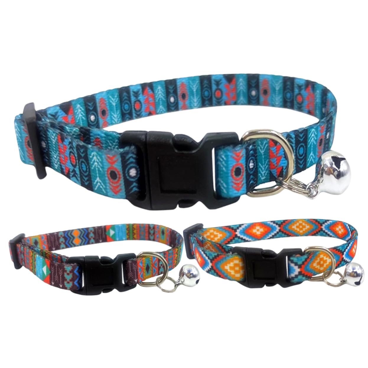 INOOMP 12 Pz Collare Decorativo Per Cani Collare Per Cani in Corda Adorabile Da Cucciolo Costume Gatto Campana Del Del Gatto Boho Portatile Poliestere Decorazioni
