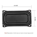 MERISHOPP 2Pcs Speaker Passive Radiator Vibration Plate for Music Lovers Sturdy Black|Consumer Electronics gallery image