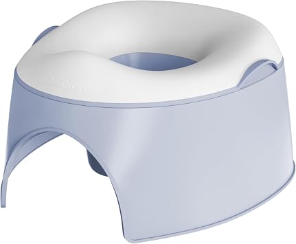 Jool Baby 2-in-1 Toddler Potty Chair + Training Seat for Toilet Training Splash Guard, Easy to Clean Blue