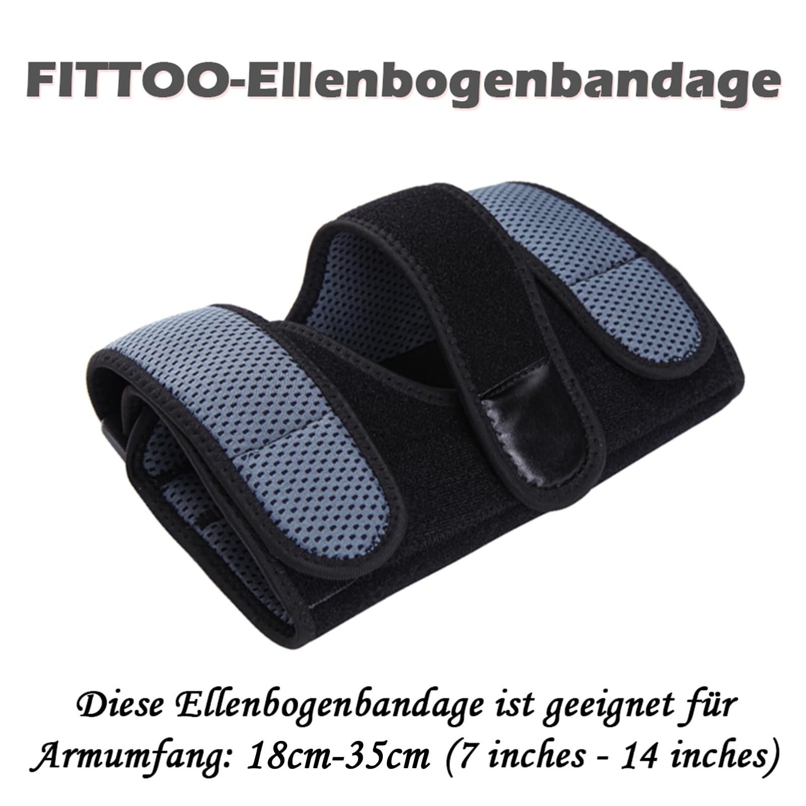 FITTOO Tutore Per Gomito Regolabile Con 2 Guide Metalliche – Sollievo Da Epicondilite E Tunnel Cubitale - 5
