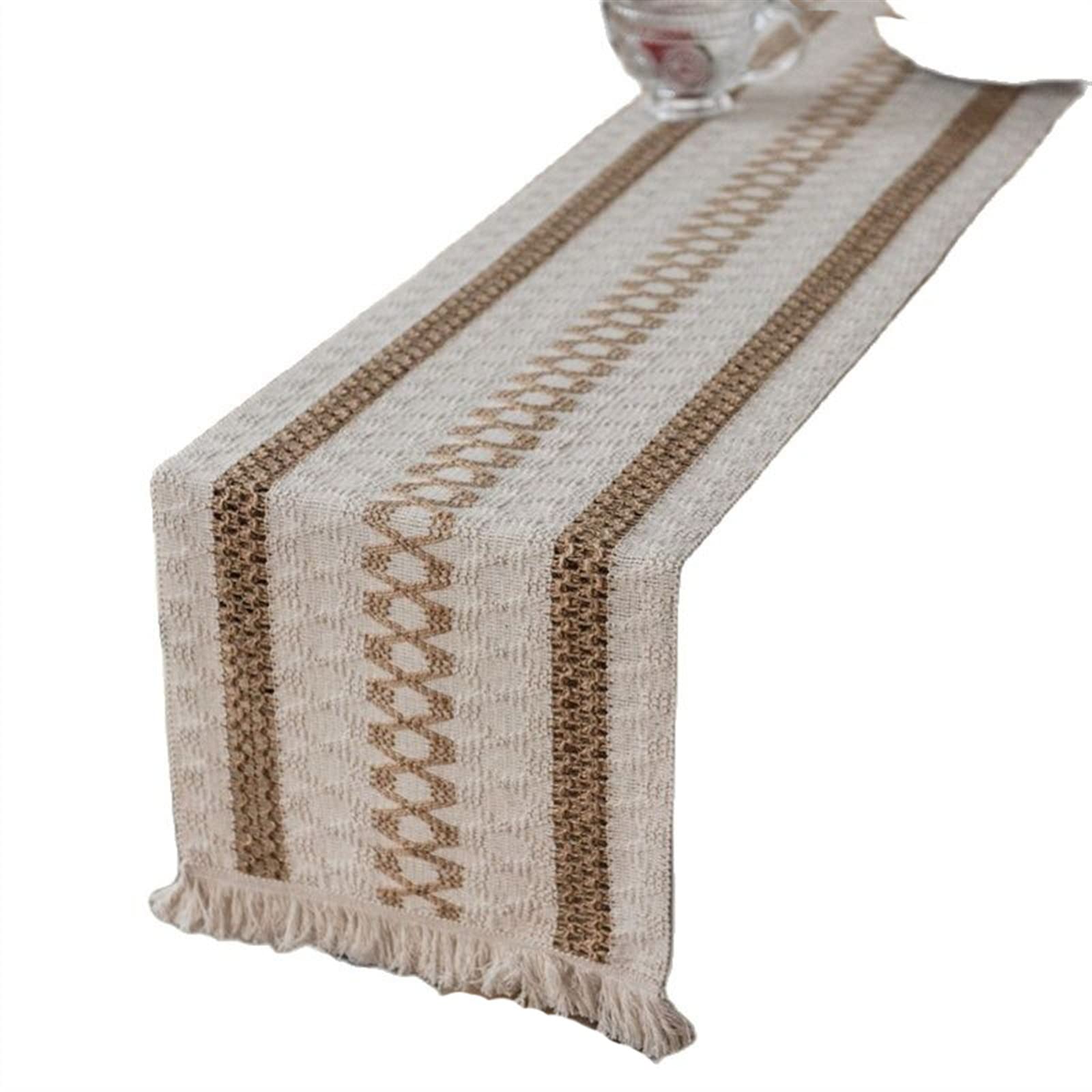 Elegante e lussuoso Grandi corridori di tavoli da tavolo foderato di grandi dimensioni runners di Natale moderni chemin de tavolo da tavolo for la festa di Partito camino de mesa tafelloper bandiera d