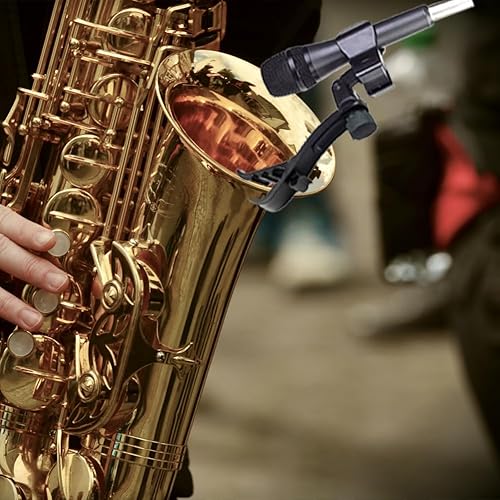 Miniatura 8 de Clip de micrófono de tambor, 4 piezas a prueba de golpes, clips de micrófono de sujeción para micrófono, soporte de montaje de abrazadera de micro