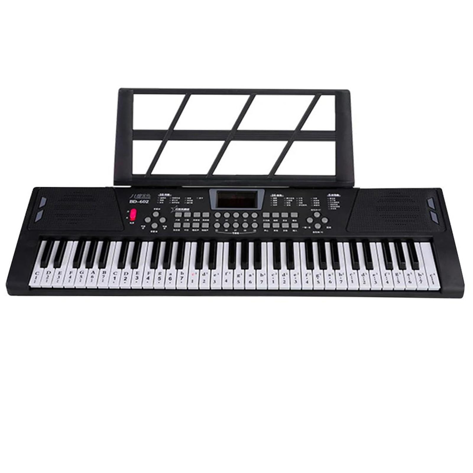 Profesjonalne Pianino Elektroniczne 61 Klawiszowa Cyfrowa Klawiatura Muzyczna USB Z Wbudowanymi Dwoma Głośnikami Pianino Elektroniczne