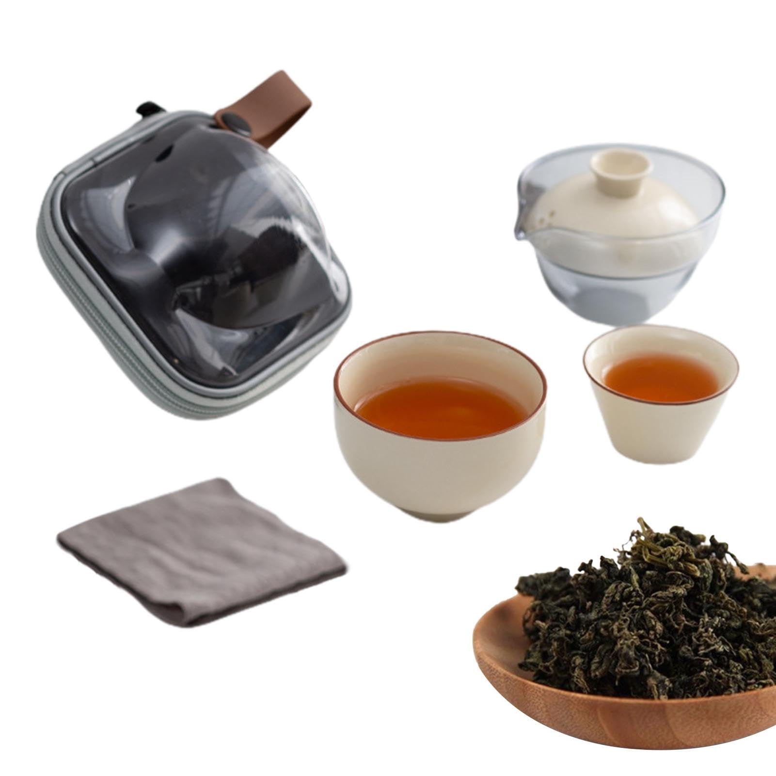 Juego de té para adultos y tazas de viaje para disfrutar de un picnic al aire libre