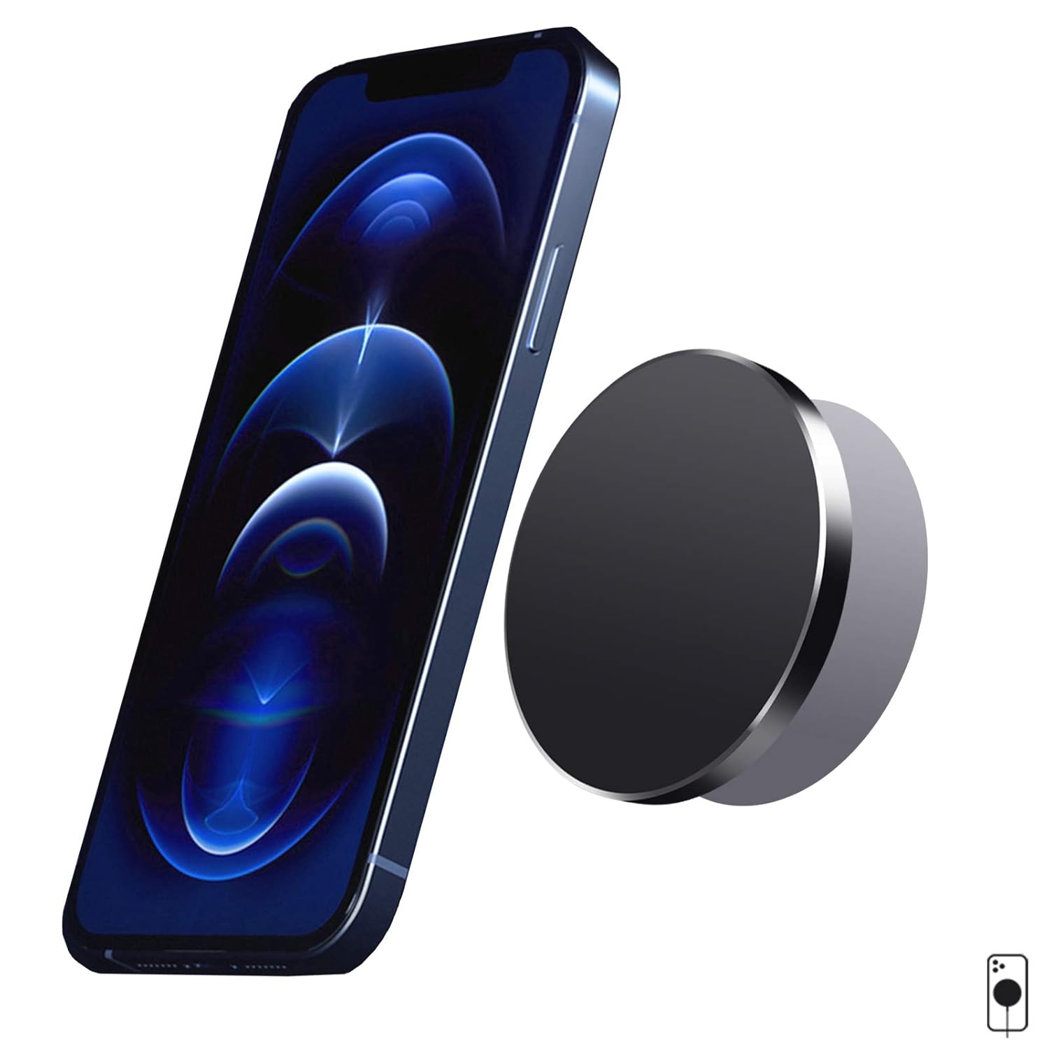 Kuaguozhe Sticky Magnetic Wall Mount for Magsafe case Magsafe Wallet iPhone 15 14 13 12 Pro Max Plus