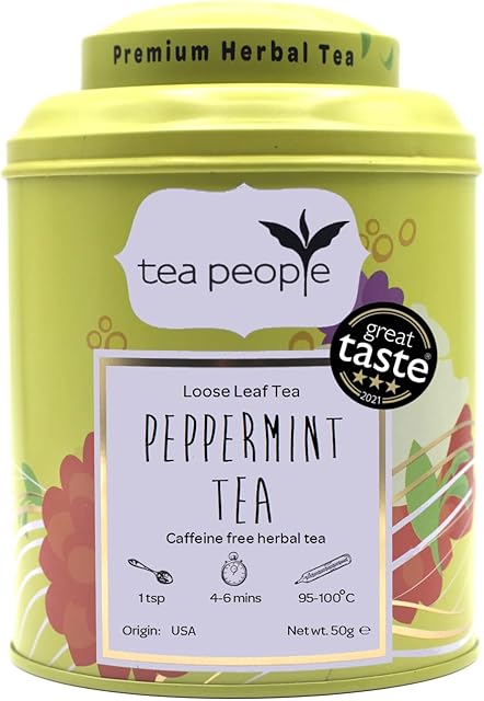 Peppermint Loose Herbal Tea Caddy 50g