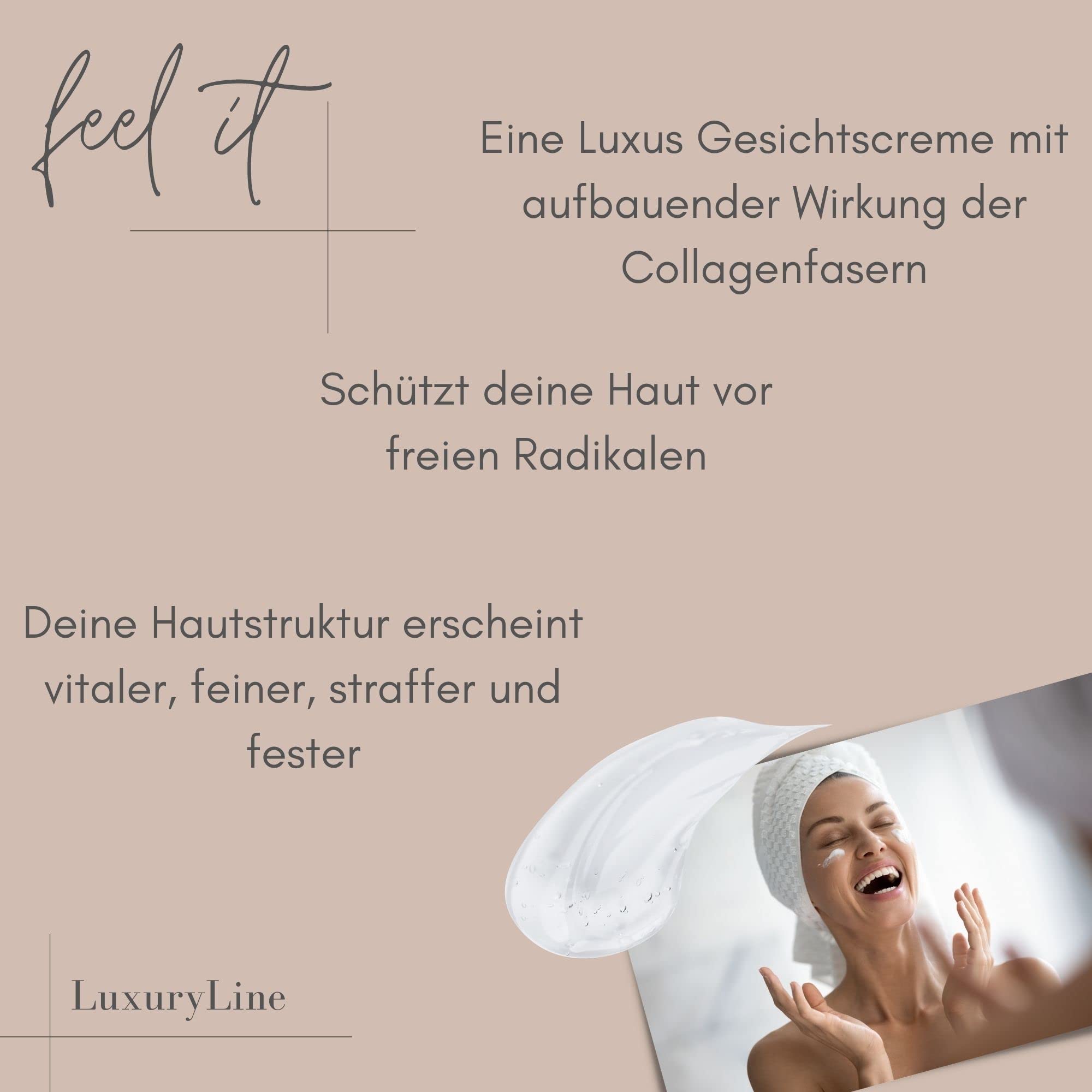 Hochwertige Anti-Aging Tages und Nachtcreme für Frauen und Männer - Wohltuende Wirkstoffe wie Retinol - Q10 - Panthenol sorgen für ein sanftes und angenehmes Hautgefühl. Vegan