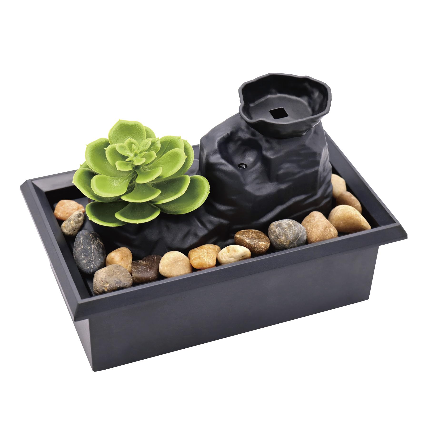 Amazon.co.jp: アクセル 卓上噴水 さびぃ W18×D11×H12cm AXL-554