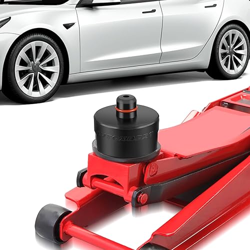 Miniatura 7 de Adaptador de gato de elevación de goma para coche, adaptador de soporte de chasis adecuado para Tesla Model 3 Y Model S Model X Accesorios