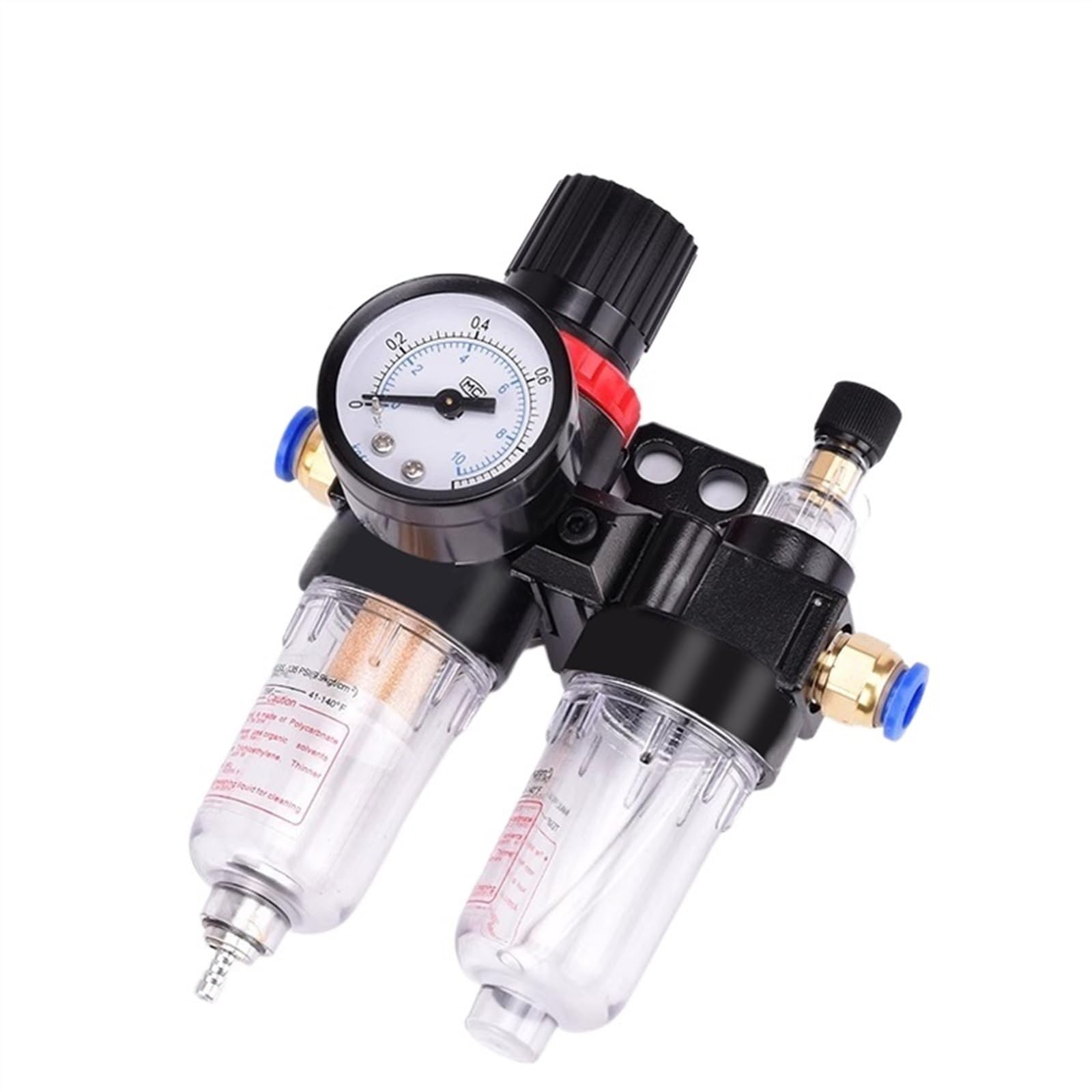 Séparateur d'huile et eau AFC2000 G1/4 avec mini régulateur de pression pour air comprimé net
