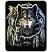 Regal Comfort Wolf Mandela Medium Weight Faux Fur Queen Size Wolf Blanket , Black