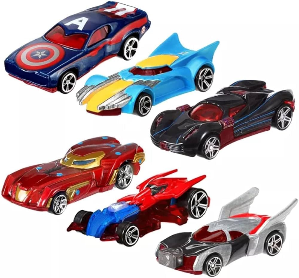 PLUSPOINT Diecast Metal Super Hero Toy Car Set Toy Vehicles Cars Set Alloy Push N Go Vehicles, Mini Racing Cars for Toddlers, Girls and Boys Kids Play Set (B07NM8VK4X) Amazon Price History, Amazon Price Tracker