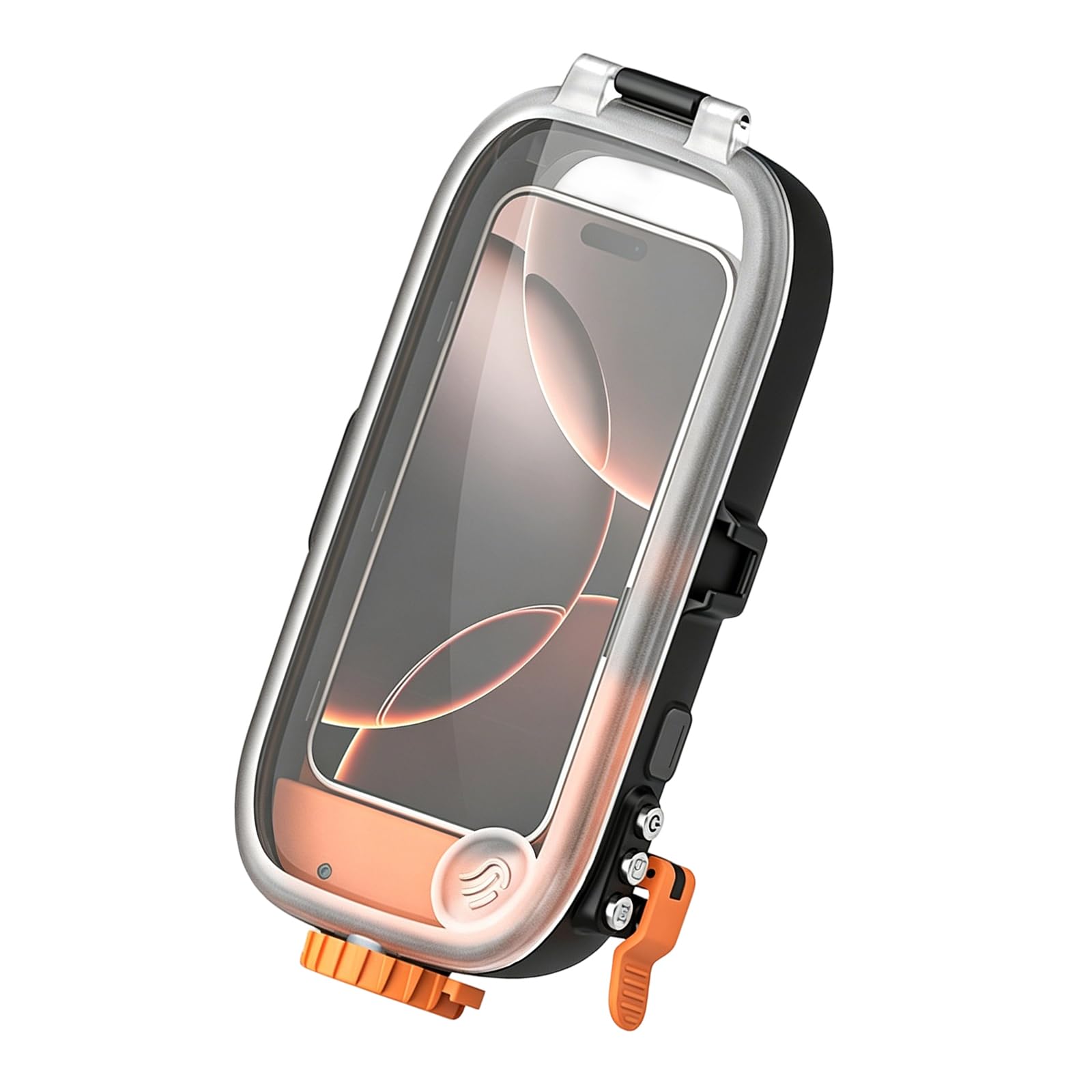 Funda para móvil resistente al agua avanzada para subacuática, color negro